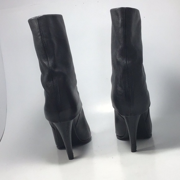 SIGERSON MORRISON Black Leather Lambskin Boots 7 - Picture 5 of 13